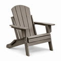 Chaise Adirondack Extérieur Bois Composite Gris